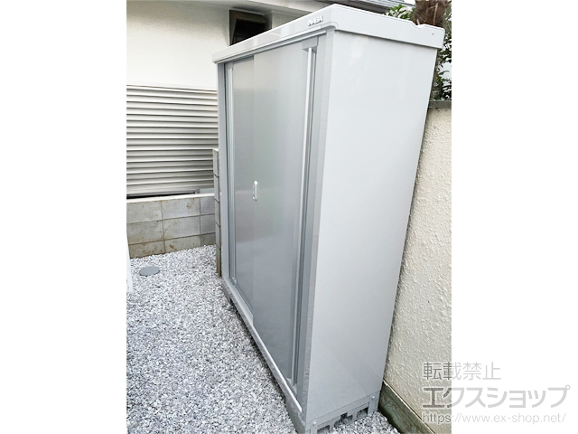 東京都杉並区のの物置・屋外倉庫 シンプリー 一般型 1320×415×1603 MJX-134D-P-PS 施工例