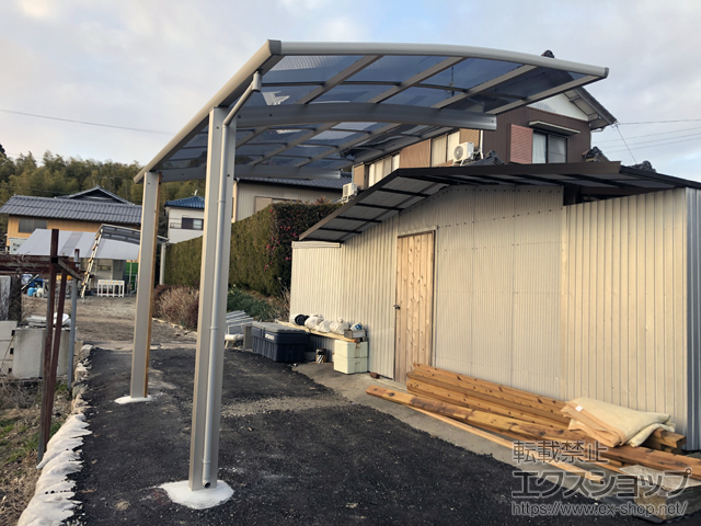 愛知県額田郡幸田町ののカーポート プレシオスポート 積雪〜20cm対応 施工例