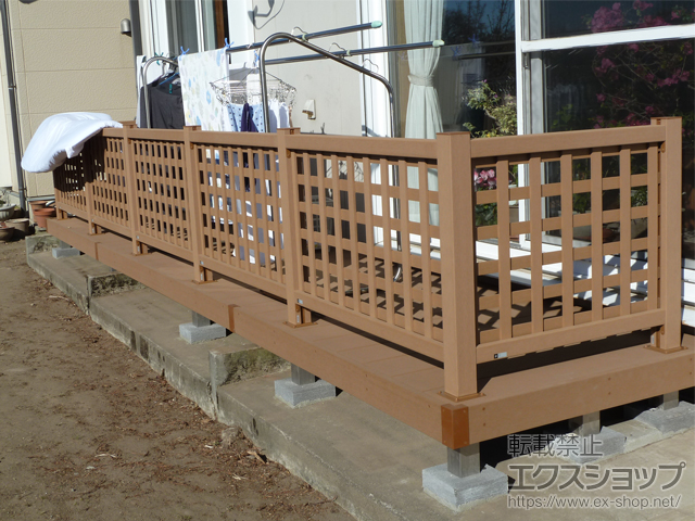 群馬県北群馬郡榛東村ののウッドデッキ リウッドデッキ 200 施工例