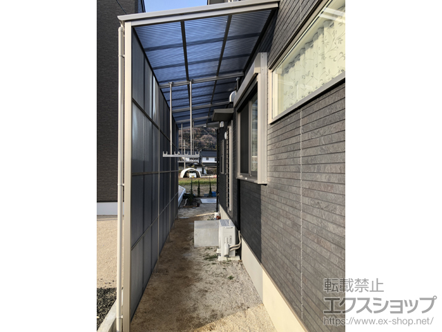 島根県出雲市ののストックヤード ストックヤードII オープンタイプ 連棟 積雪〜20cm対応 施工例