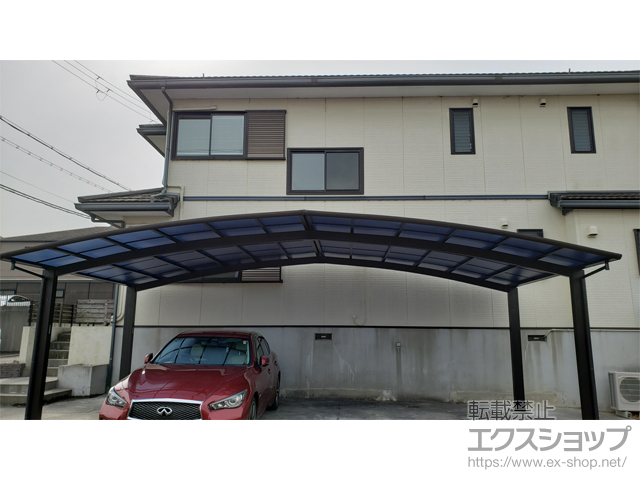 京都府木津川市ののカーポート レイナトリプルポートグラン　積雪〜20cm対応 施工例