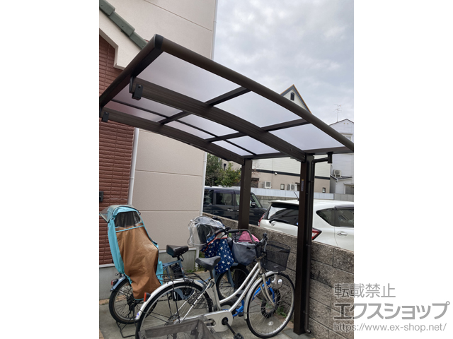 大阪府豊中市ののサイクルポート・駐輪場 レイナポートグランミニ 積雪〜20cm対応 施工例