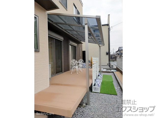 滋賀県東近江市ののウッドデッキ リウッドデッキ 200 施工例
