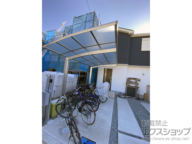 大阪府柏原市ののカーポート レイナポートグラン　積雪〜20cm対応 施工例