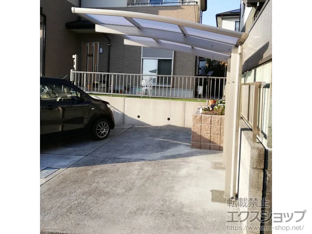 静岡県掛川市のValue Selectのサイクルポート・自転車置き場 プレシオスポート ミニ 積雪～20cm対応 施工例