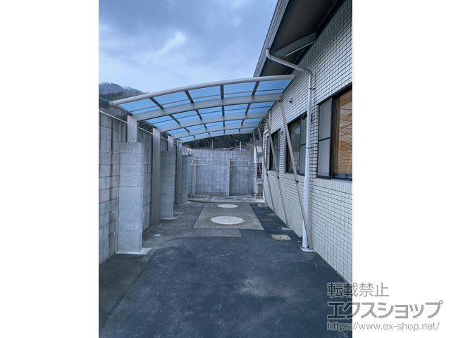 広島県安芸高田市ののカーポート レイナポートグラン50 延長 積雪50cm対応 施工例