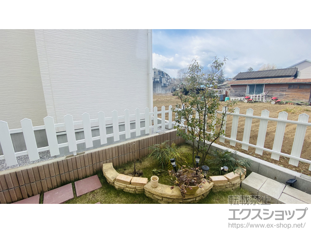 東京都八王子市ののフェンス・柵 ララミー 1型 フリー支柱タイプ 施工例
