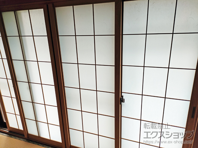 大阪府豊能郡能勢町のの二重窓（内窓） インプラス 引違い窓 4枚建 施工例