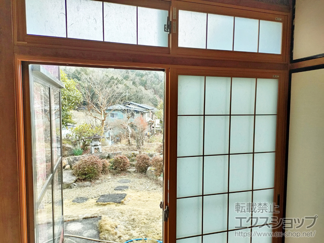 大阪府豊能郡能勢町のの二重窓（内窓） インプラス 引違い窓 2枚建 施工例