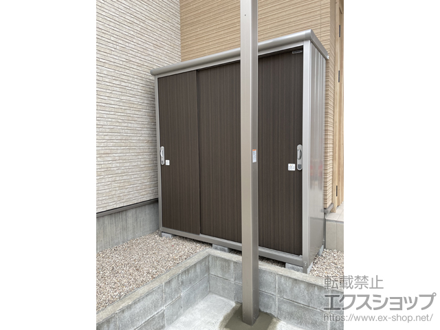 佐賀県鳥栖市のの物置・屋外倉庫 エスモ 一般型 1797×650×1959 ESE-1806A-DW 施工例
