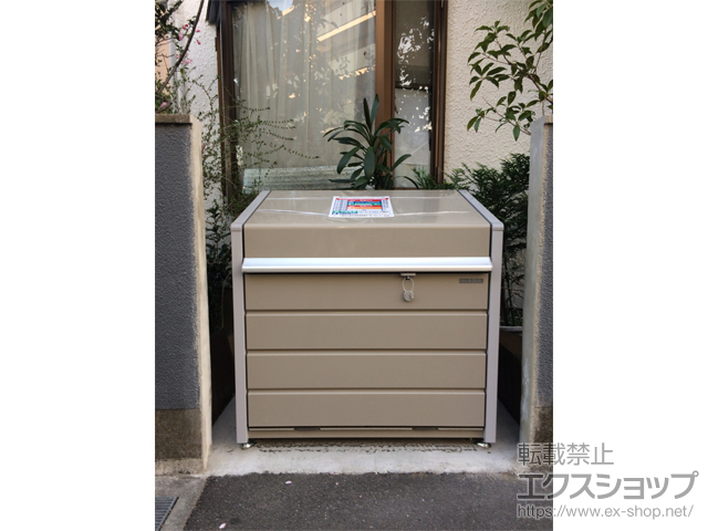 神奈川県川崎市ののゴミステーション ダストボックスミニ パネル床タイプ DBN-106P 施工例