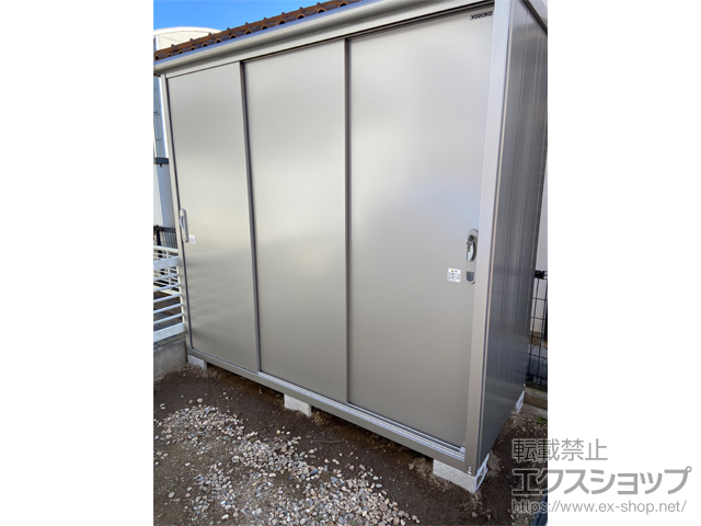 兵庫県三田市のの物置・屋外倉庫 エスモ 一般型 2100×900×1959 ESE-2109A-SS 施工例