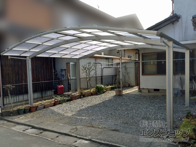 滋賀県東近江市ののカーポート レイナツインポートグラン　積雪〜20cm対応 施工例