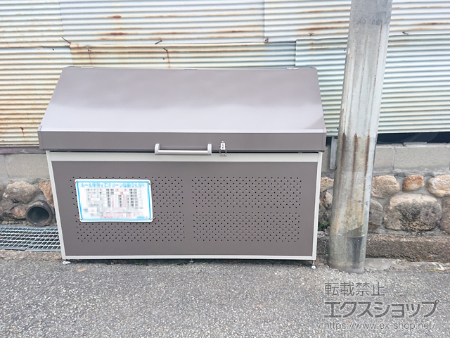 兵庫県宝塚市ののゴミステーション クリーンキーパー CK-B1605 650L 施工例
