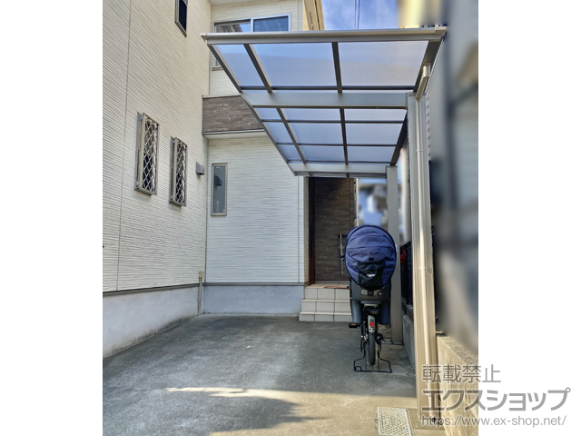 東京都日野市ののサイクルポート・駐輪場 フーゴFミニ (フラットスタイル) 積雪〜20cm対応 施工例