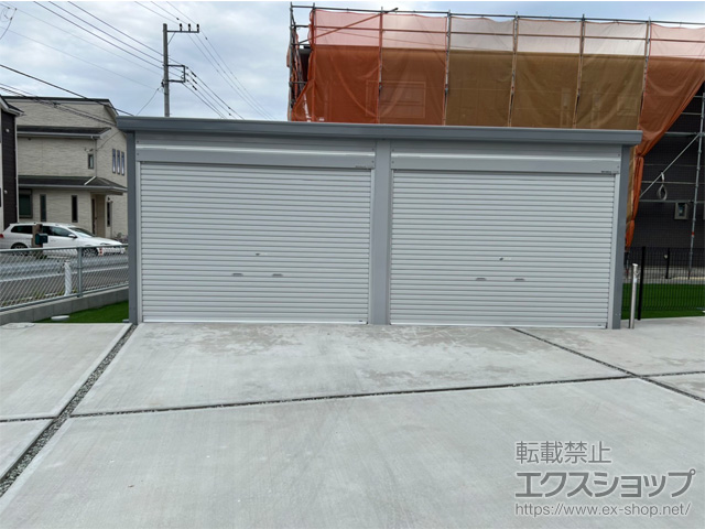 神奈川県足柄上郡開成町のの倉庫・ガレージ GRN-3162SL-2-SG ガレーディア 一般型 施工例