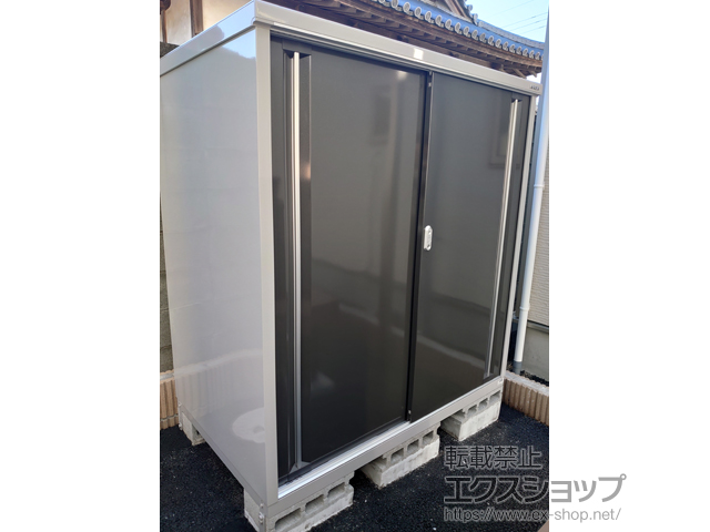 千葉県松戸市のの物置・屋外倉庫 シンプリー 一般型 1520×905×1603 MJX-159D-P-EB 施工例