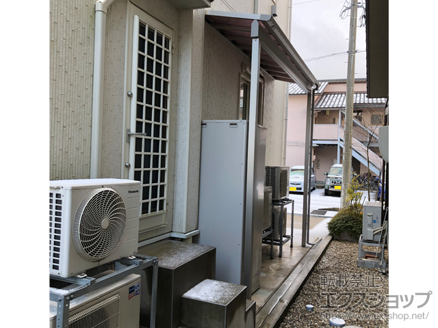 石川県野々市市ののテラス屋根 ソラリア F型 3000 テラスタイプ 単体　積雪〜100cm対応 施工例