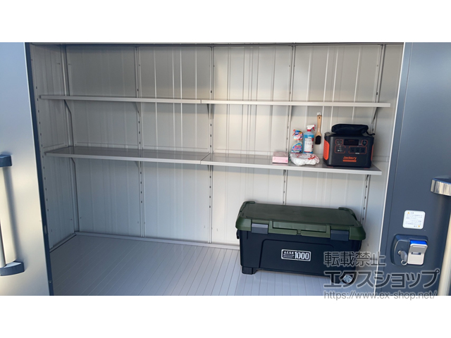 新潟県新発田市のの物置・屋外倉庫 エルモ 積雪型 3620×1870×2119（LMDS-3618） LMDS-3618-SM 施工例