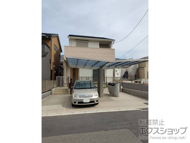 京都府京都市ののカーポート マイポートneo Y合掌 積雪〜20cm対応 施工例