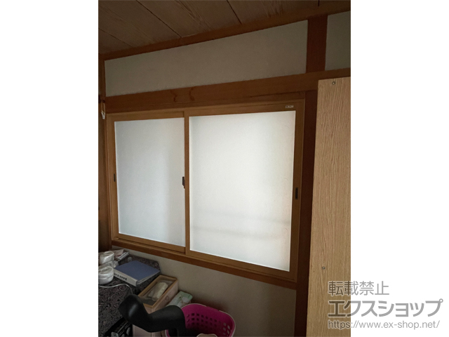 京都府南丹市のの二重窓（内窓） 【04／1F リビング】インプラス 引違い窓 2枚建 施工例