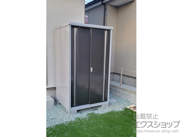 宮城県宮城郡利府町のの物置・屋外倉庫 シンプリー 一般型 1100×905×1903（MJX-119EP） MJX-119EP-EB 施工例