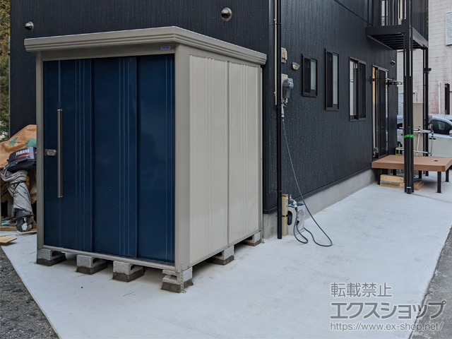 高知県高知市のの物置・屋外倉庫 Mr.ストックマンダンディ 一般型 1832×1590×2110 ND-1815-DB 施工例
