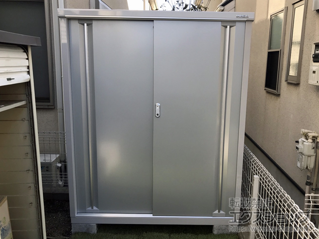 神奈川県大和市のの物置・屋外倉庫 シンプリー 一般型 1320×615×1603 MJX-136D-P-PS 施工例