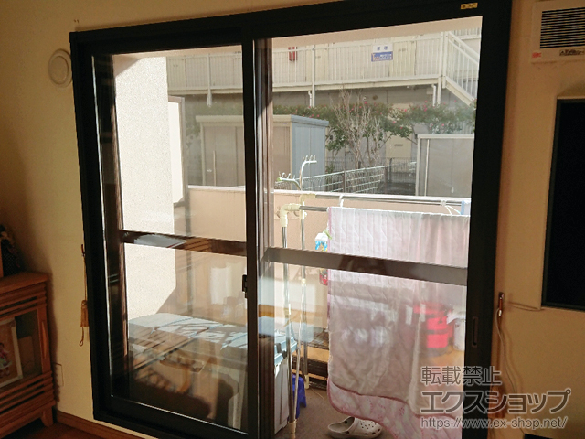 宮城県仙台市のの二重窓（内窓） インプラス 引違い窓 2枚建 施工例