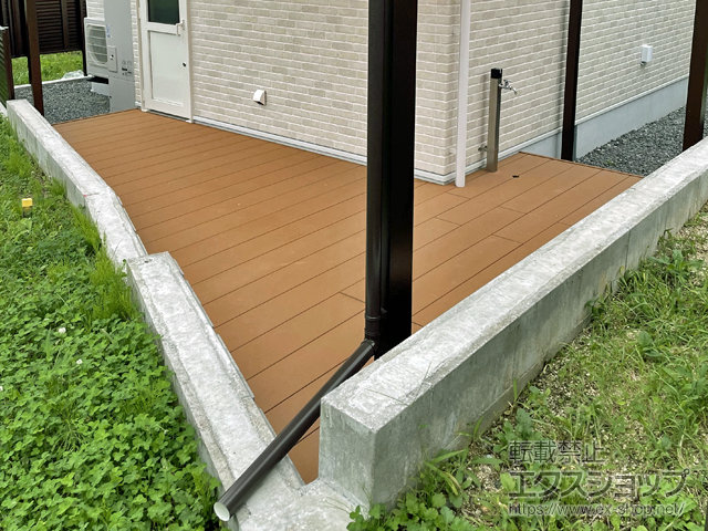 長野県飯田市ののウッドデッキ リウッドデッキ 200 施工例