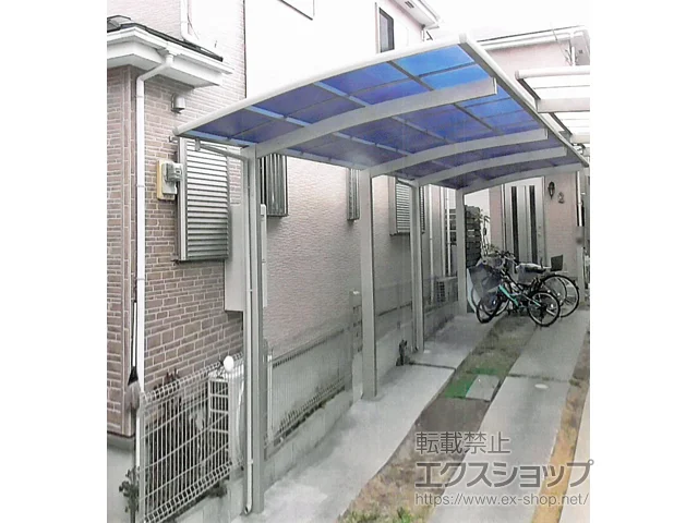 大阪府豊中市のValue Selectのカーポート プレシオスポート 縦連棟 積雪～20cm対応 施工例