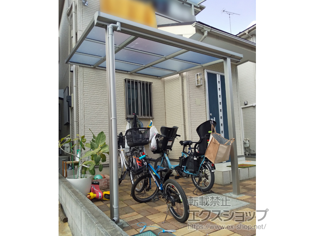 埼玉県新座市ののテラス屋根 ソラリア F型 テラスタイプ 単体 積雪〜20cm対応 施工例