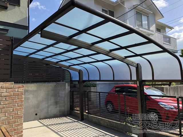 千葉県大網白里市ののカーポート レイナキャップポートグラン　積雪〜20cm対応 施工例