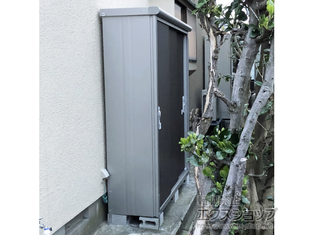 石川県金沢市のの物置・屋外倉庫 エスモ 一般型 1650×520×1959（ESE-1605A） ESE-1605A-DW 施工例