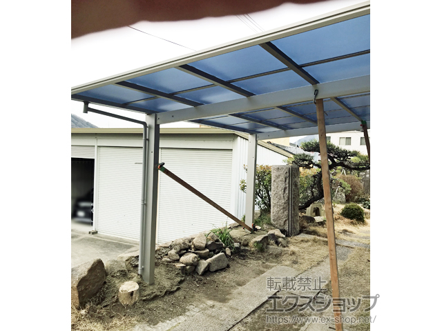 広島県広島市ののカーポート エフルージュグラン　積雪〜20cm対応 施工例