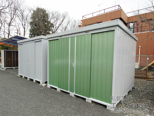 茨城県つくば市のの物置・屋外倉庫 ネクスタ 一般型 3050×3050×2375 NXN-95H-OG 施工例