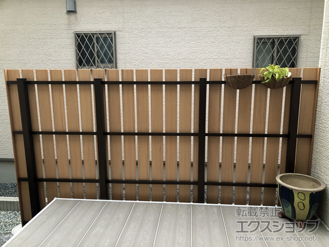 大阪府高槻市ののフェンス・柵 タテイタスタイル 120サイズ（隙間20mm）高尺タイプ 施工例