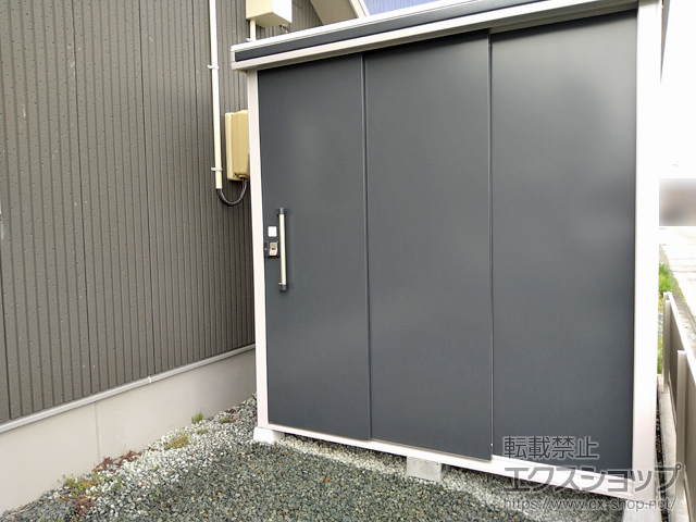 岩手県紫波郡紫波町のの物置・屋外倉庫 LMDS-2229H-SM エルモ 積雪型 2220×2920×2356 施工例
