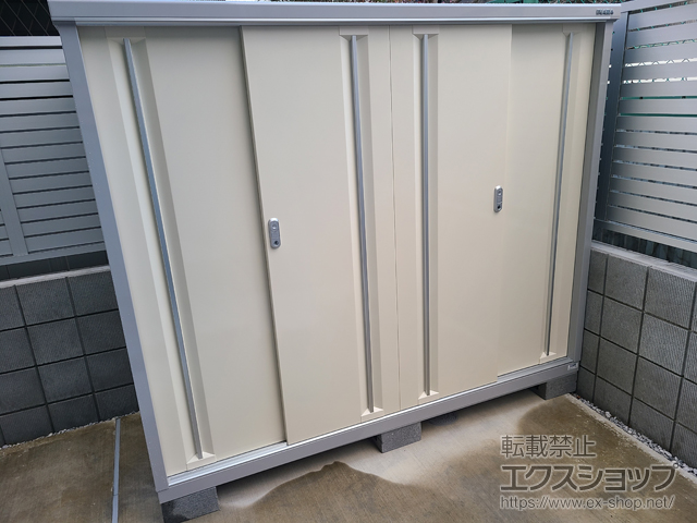 神奈川県平塚市のの物置・屋外倉庫 シンプリー 一般型 1940×905×1603（MJX-199D-P） MJX-199D-P-FW 施工例