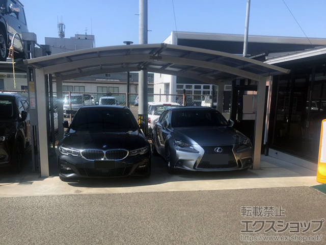 宮城県仙台市ののカーポート プレシオスポート M合掌 積雪〜20cm対応 施工例