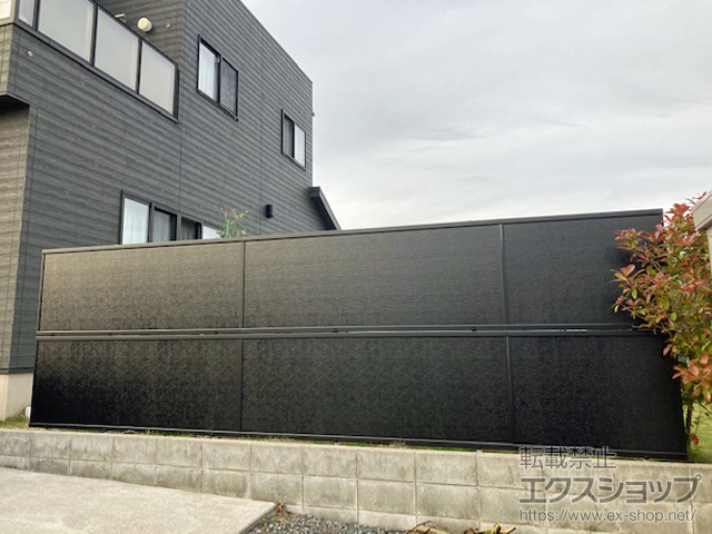 山口県宇部市ののフェンス・柵 めかくし塀P型 高尺タイプ 施工例