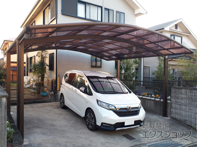 兵庫県三田市ののカーポート レイナツインポートグラン　積雪〜20cm対応 施工例