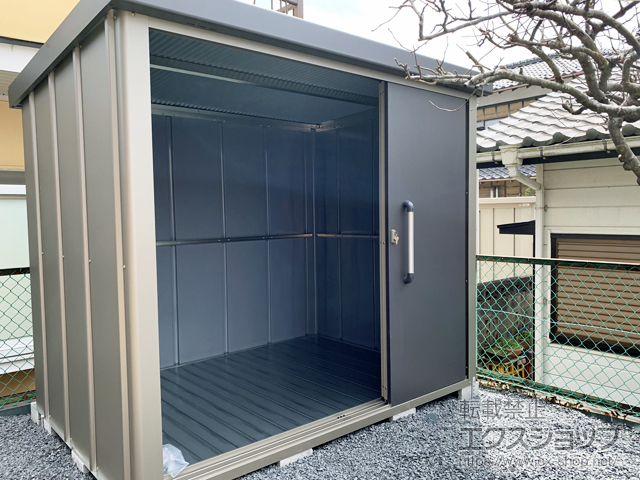 千葉県木更津市のの物置・屋外倉庫 エスケーエイト SK8-100 一般型 2200×1600×1940 SK8-100-GK 施工例
