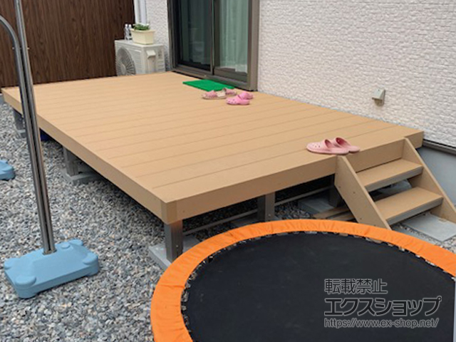 岐阜県岐阜市ののウッドデッキ リウッドデッキ 200 施工例
