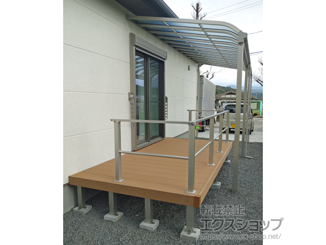 熊本県葦北郡芦北町ののウッドデッキ リウッドデッキ 200 施工例