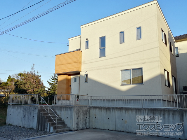 石川県能美市ののフェンス・柵 ミエッタフェンス 防犯たて格子タイプ 自由柱施工 施工例