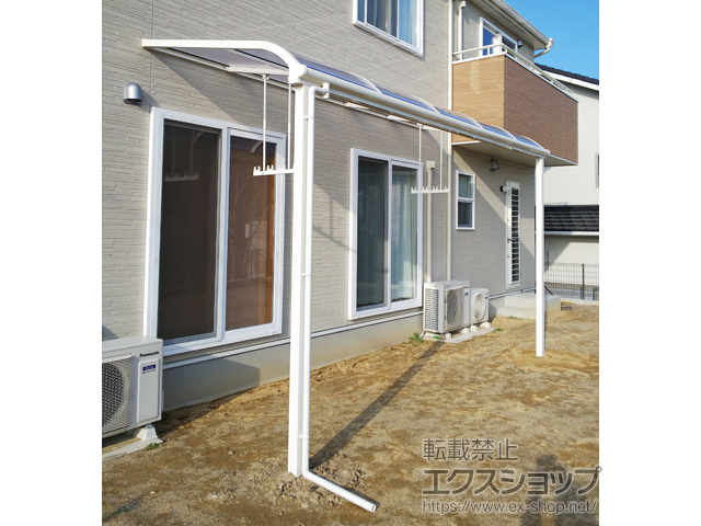 三重県名張市ののテラス屋根 ソラリア R型 テラスタイプ 単体 積雪〜20cm対応 施工例