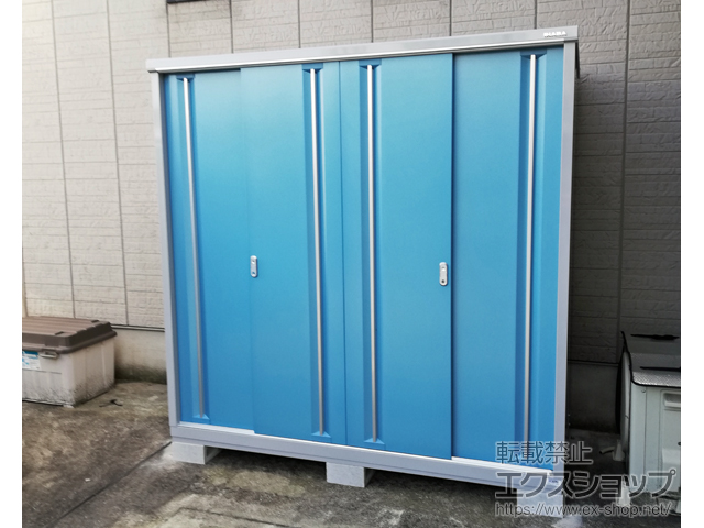 大阪府河内長野市のの物置・屋外倉庫 シンプリー 一般型 1940×905×1903 MJX-199E-AB 施工例