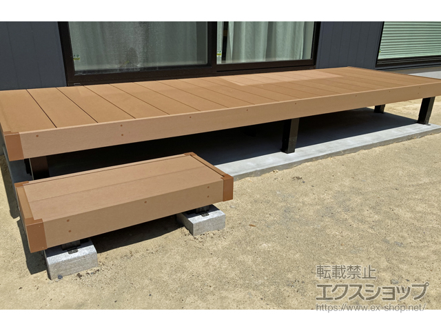 三重県鈴鹿市ののウッドデッキ リウッドデッキ 200 施工例