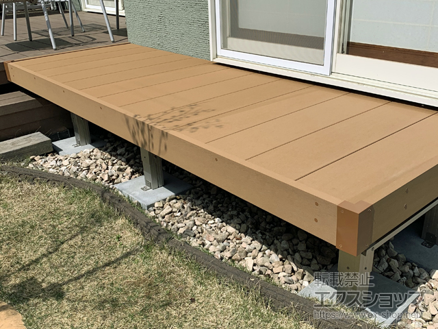 千葉県東金市ののウッドデッキ 【保証対象外】リウッドデッキ 200 施工例